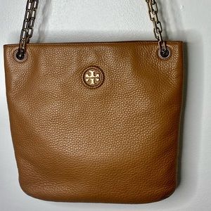 Tory Burch Leather Crossbody Purse- chain strap